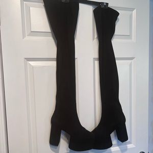 Jeffrey Campbell Thigh High boots black suede